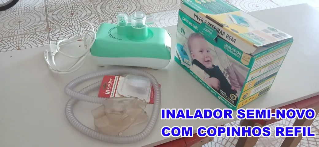 INALADOR SEMI NOVO COM COPINHOS REFIL