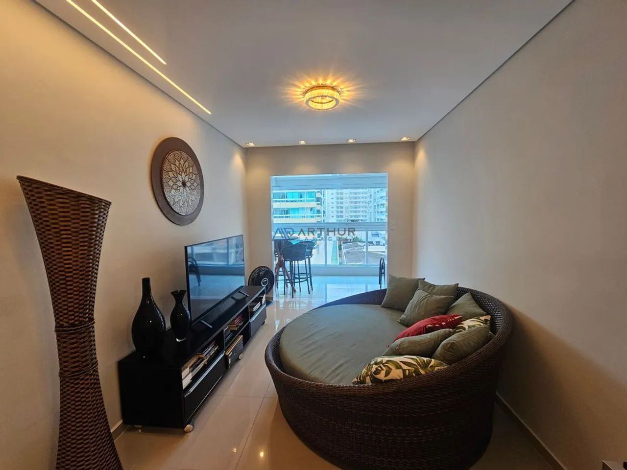 Apartamento para locação em Praia Grande no Caiçara com 2 dormitórios 96m² - Foto 5