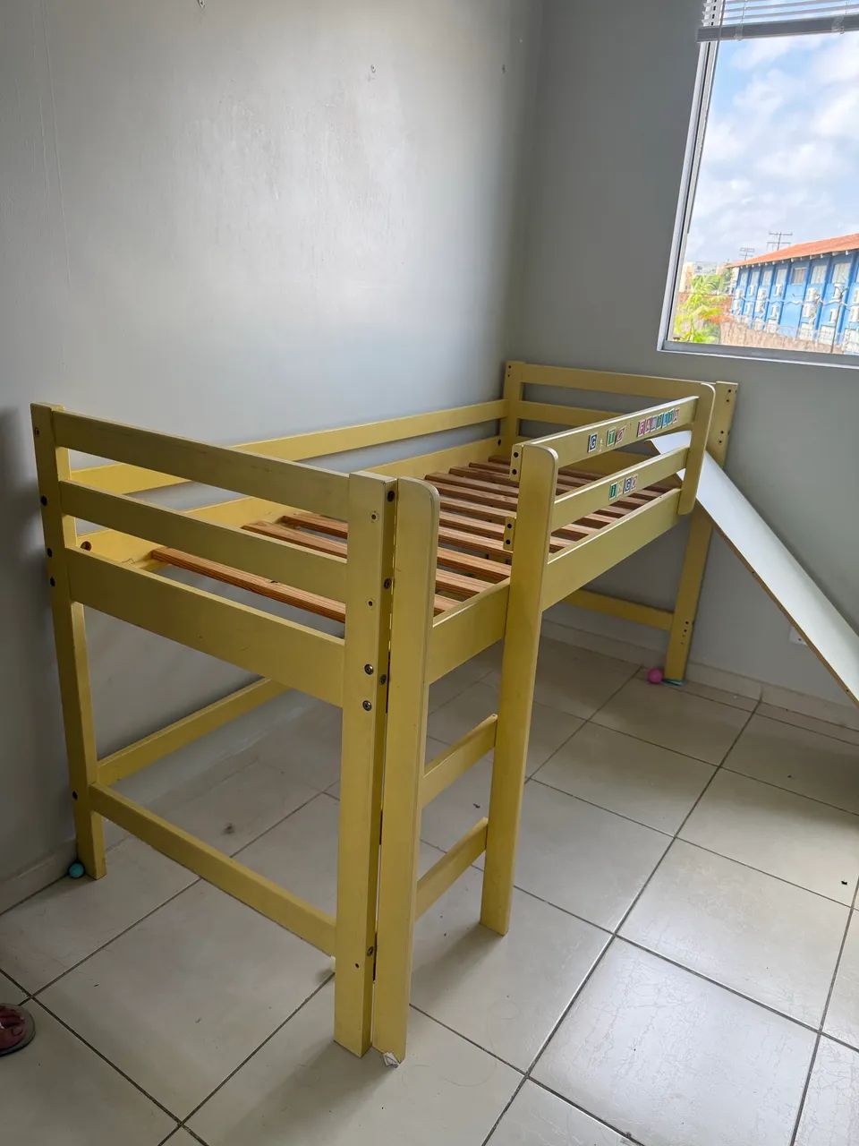 Cama Infantil Alta com Escorregador - Foto 5