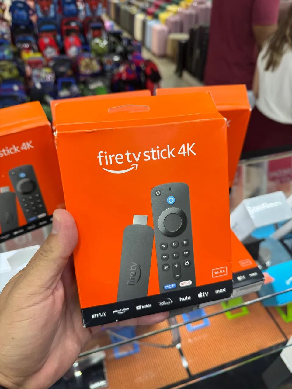 Fire Tv Stick 4k Wi-Fi 6 Amazon garantia 01 ano loja física  - Foto 4