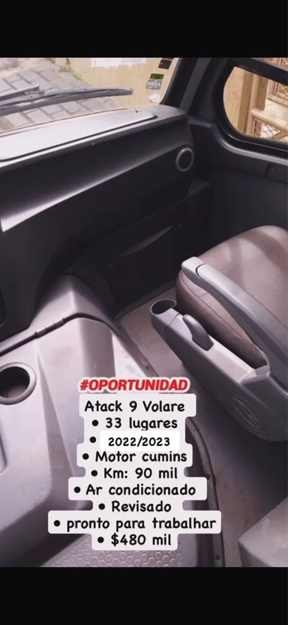 Micro Ônibus Atack 9 Volare - Foto 2