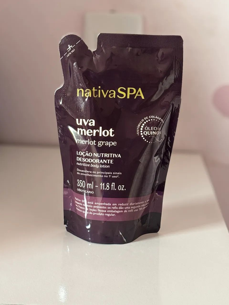 Refil hidratante uva merlot