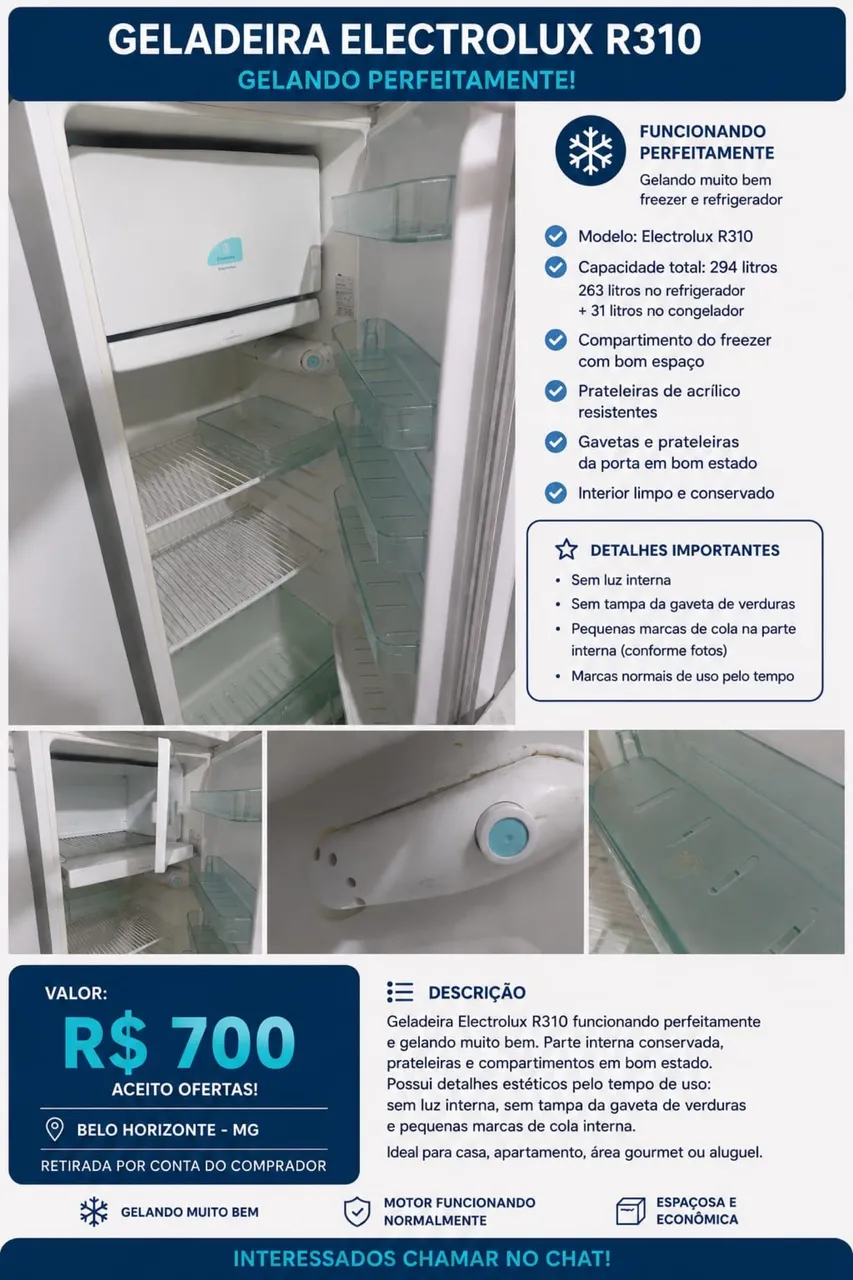 Congelador Vertical Imbera 594 Litros Porta Cega Full White EVZ21