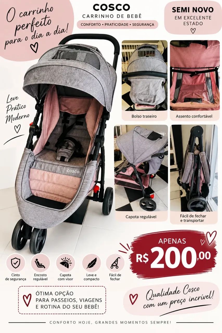 Carinho de bebê 
