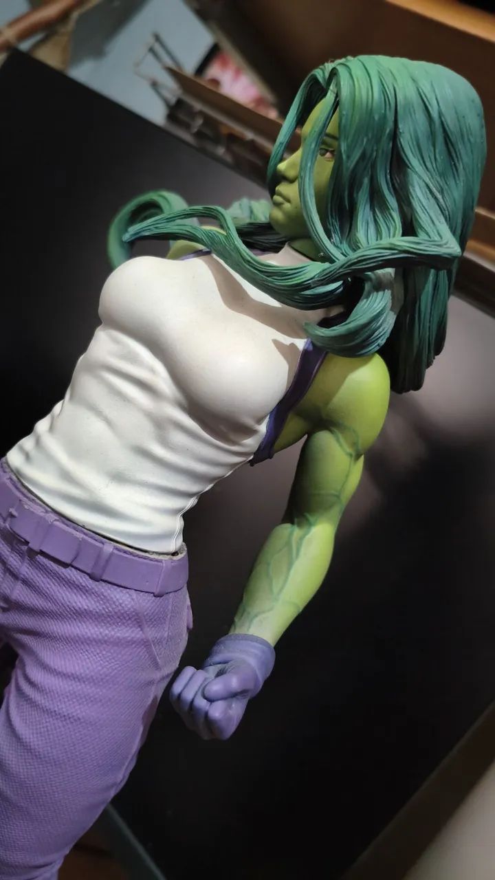 She-Hulk escala 1/6, linda peça!!! - Foto 4