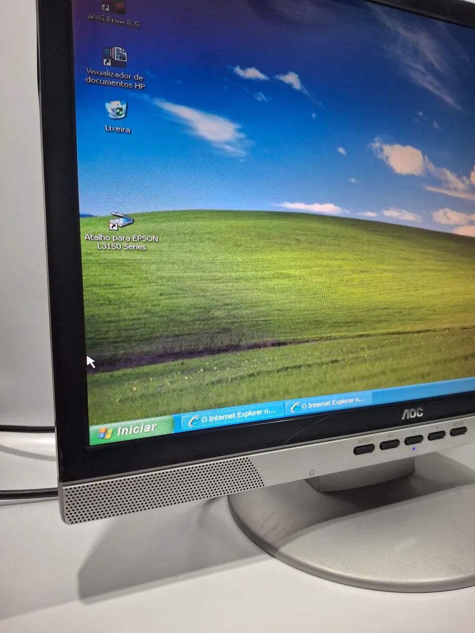 MONITOR AOC 19 - VGA/HDMI - OTIMO ESTADO - Foto 3
