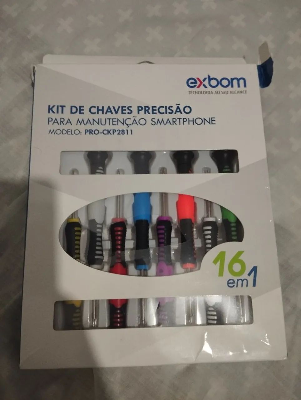 Kit de chaves pra tecnico de celular com imã 