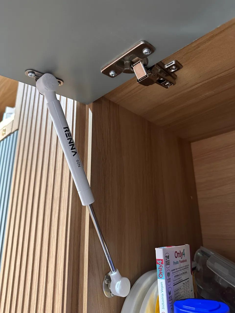 Armário aéreo 80cm 100% MDF marca Nesher linha Marquesa - Foto 3