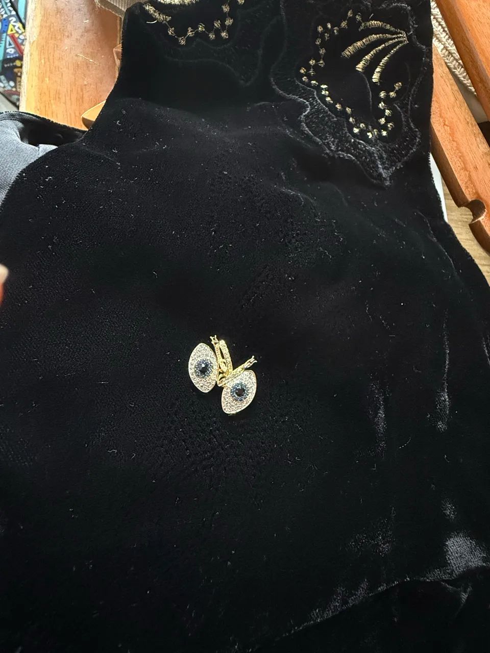 Brincos Compridos Swarovski - Foto 2