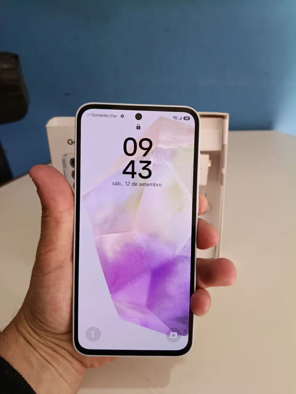 Galaxy A 35 5G 128 6 GB RAM - NFC - Android 16 -Capa  Acessórios - Livre para testes - Foto 4