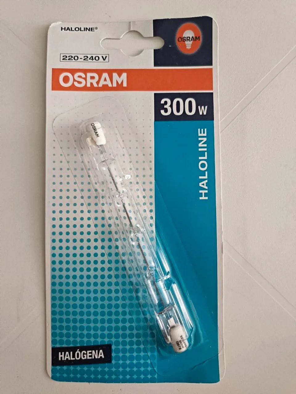 Lâmpada halógena palito 300w Osram 