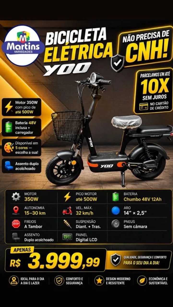 Bicicletas elétrica 
