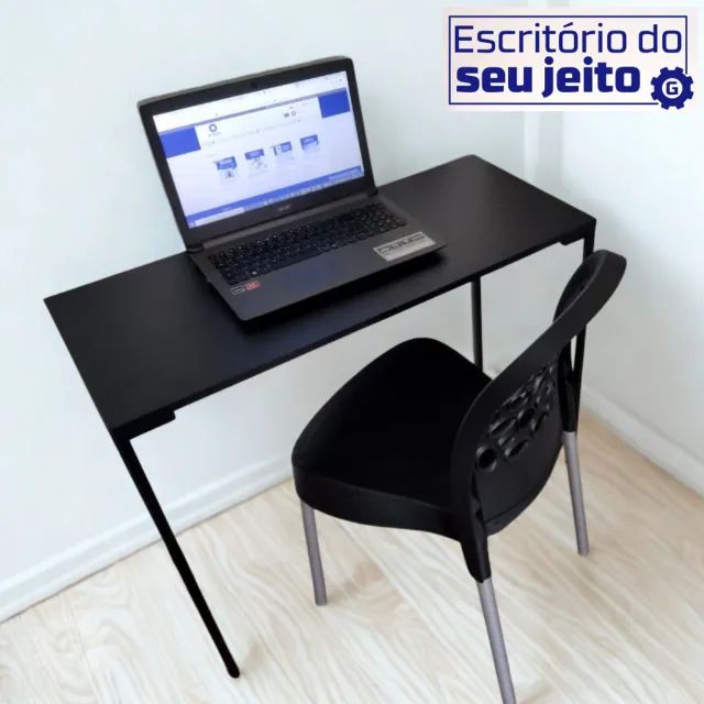 Escrivaninha Industrial NOVA Mesa de Escritório Multiuso para Notebook Computador Estudo