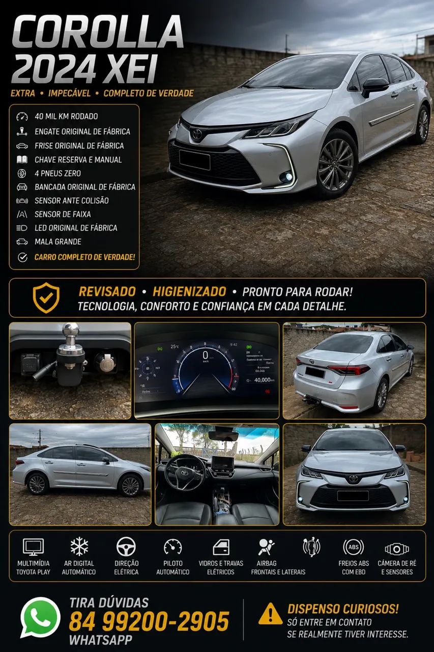 Toyota Corolla Corolla XEi 2.0 Flex 16V Aut. 2024
