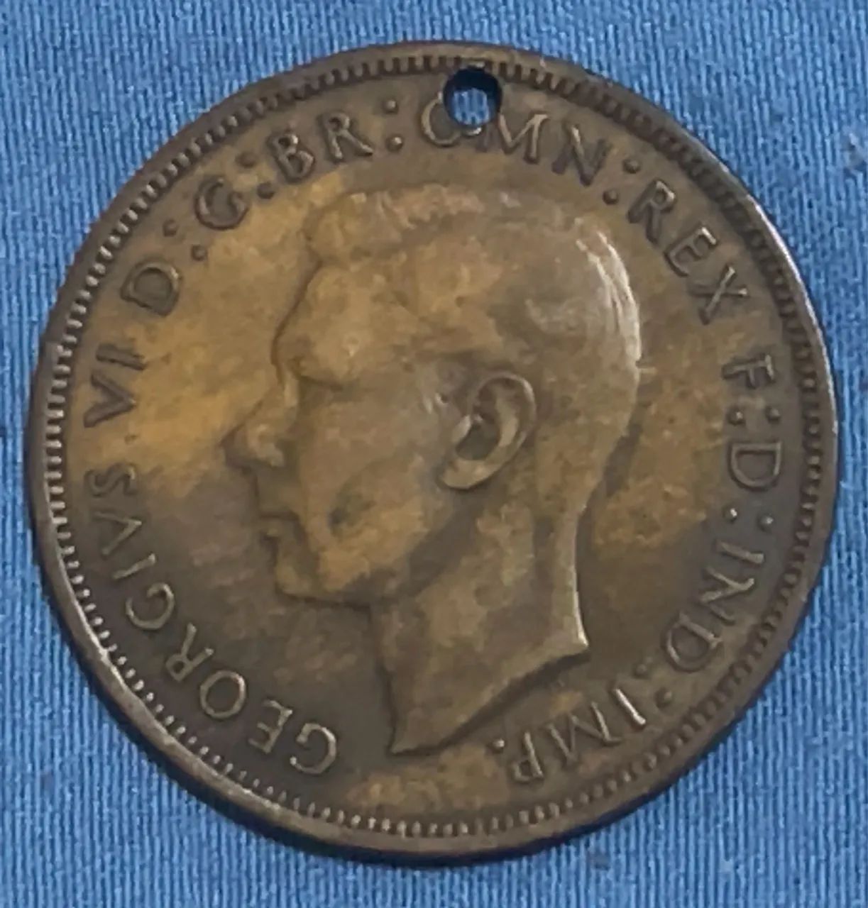 Moeda britânica de 1 Penny de 1938 - Foto 2