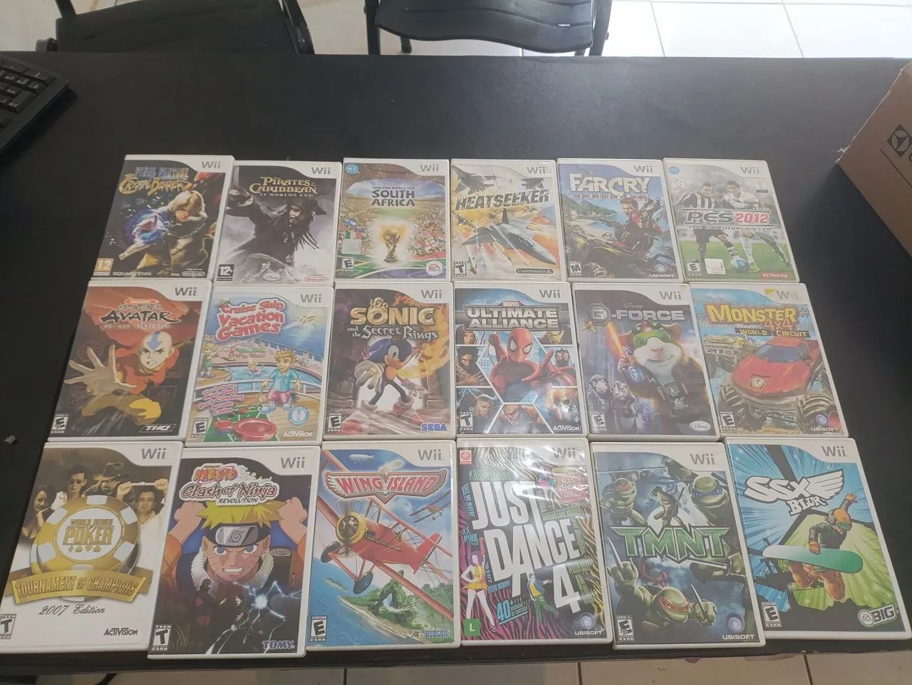 Lote JOGOS WII ORIGINAL 
