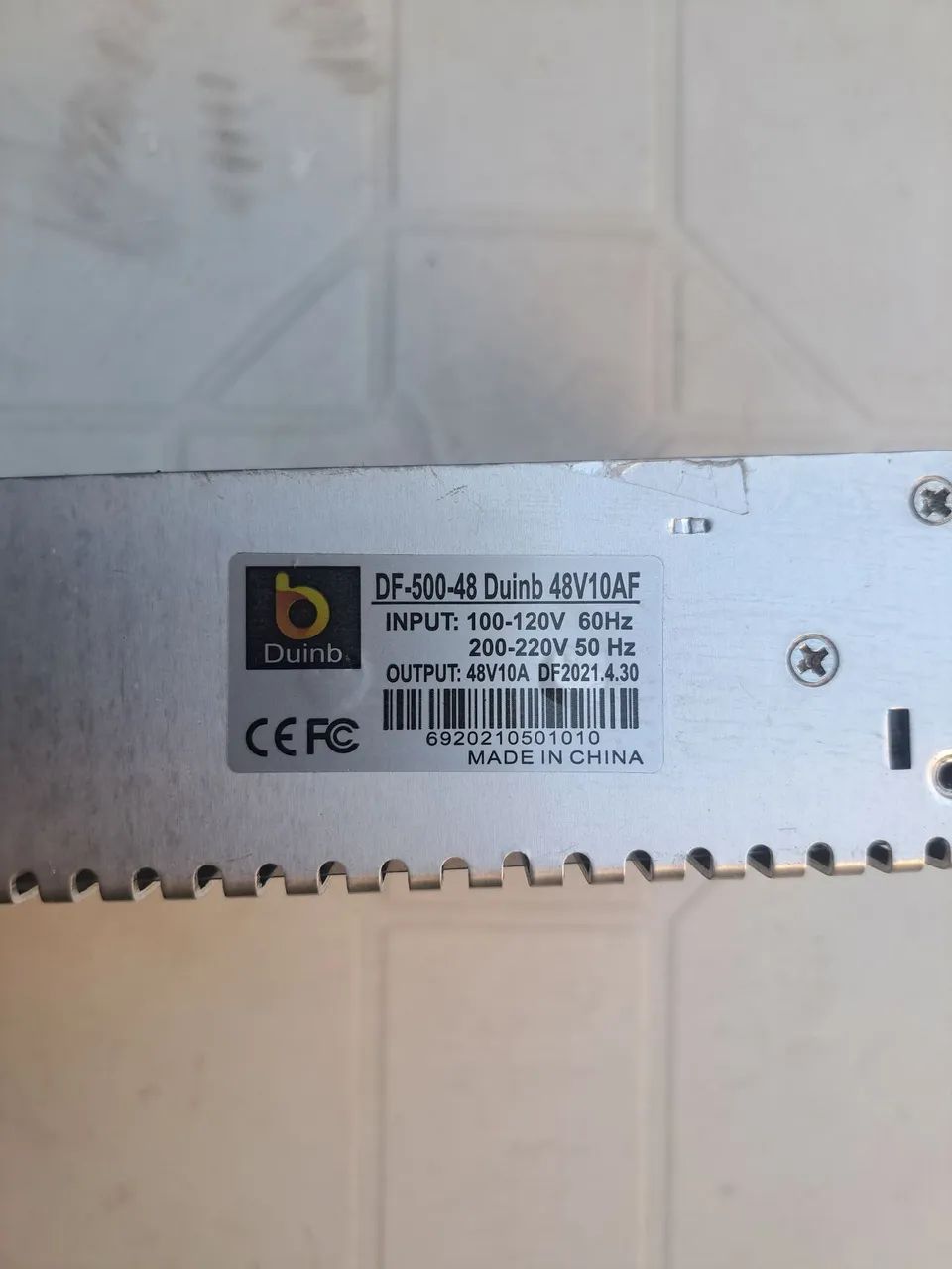 Fonte Chaveada 48V 10A 480W Bivolt para CFTV e LED - Foto 2