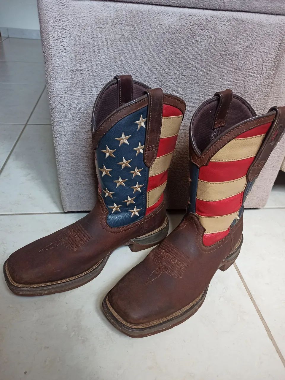 Bota Durango Rebel couro impermeável original