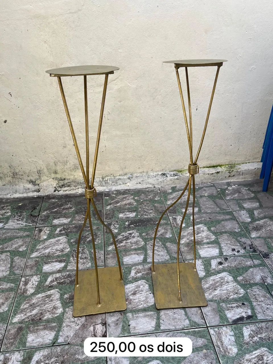 PORTA JARRO OU PORTA DECORAÇÃO EM FERRO - Foto 2