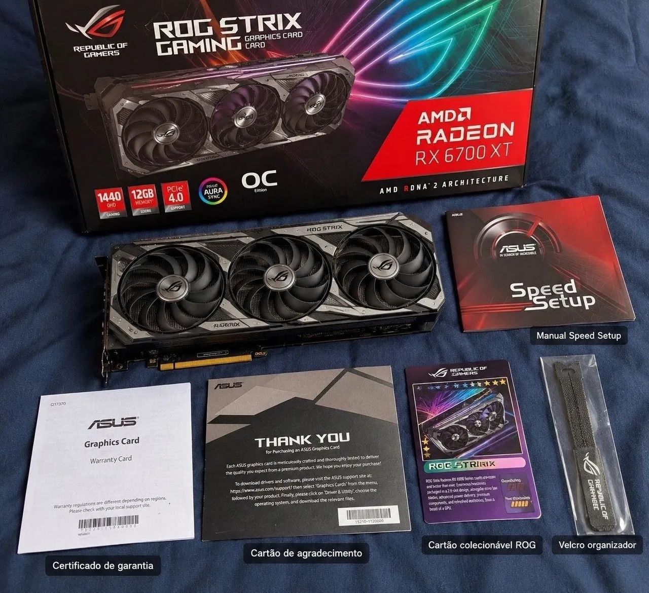Venda/troca RX 6700 XT ROG STRIX | Completa