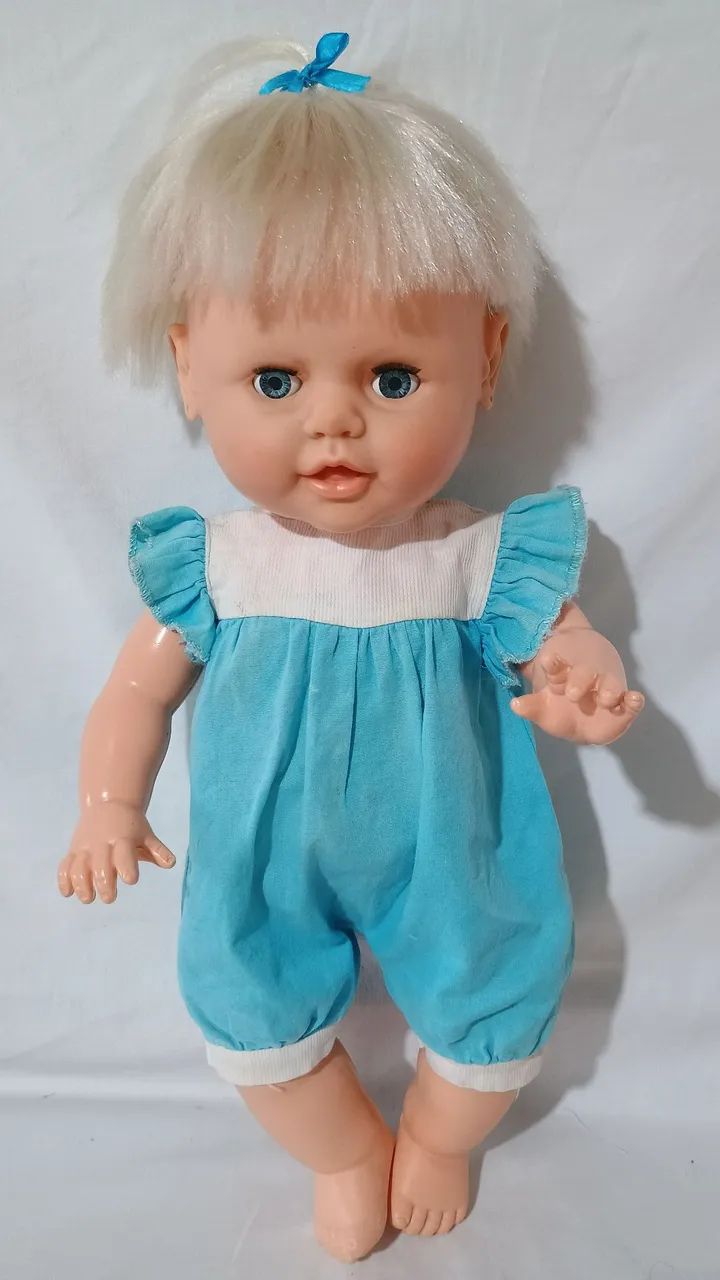 Boneca papinha da estrela com chorinho nas costas  - década de 80 - Foto 5
