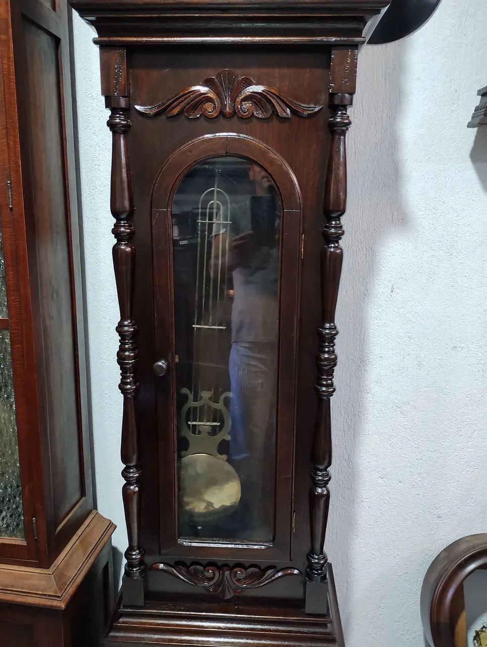 Relógio antigo pedestal Francês  - Foto 4