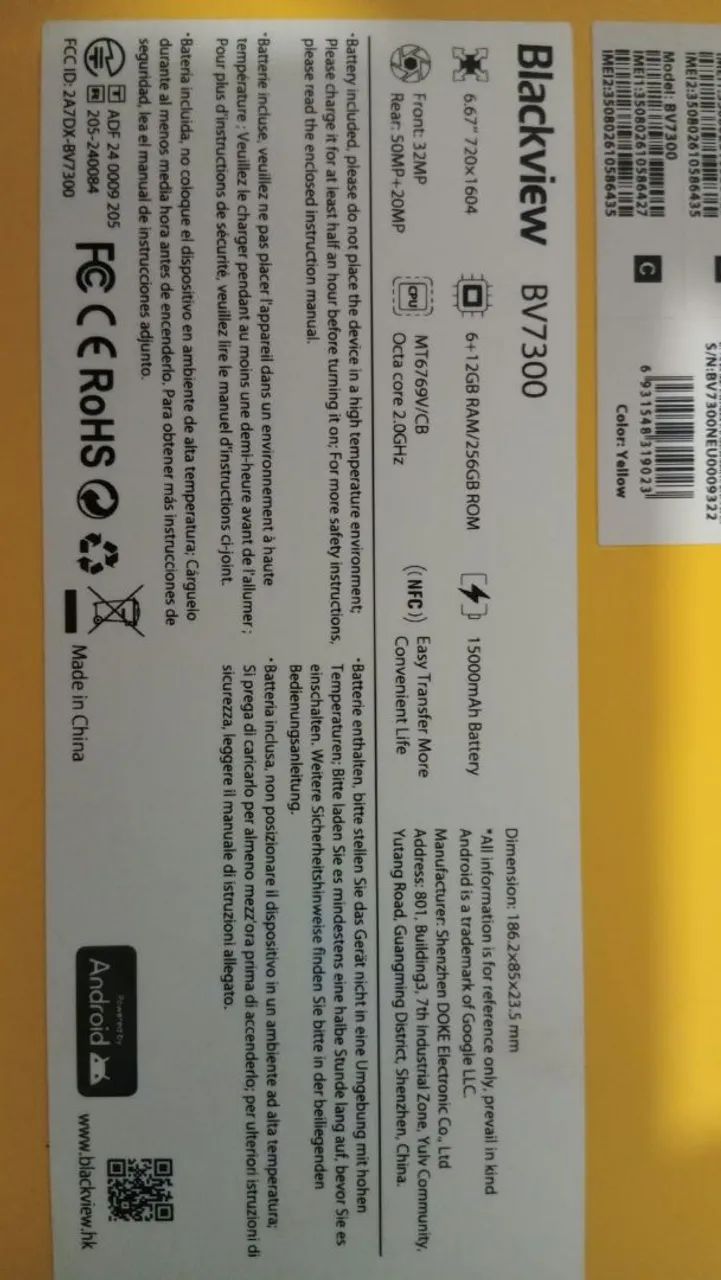 Celular indestrutível blackview BV 7300 - Foto 2