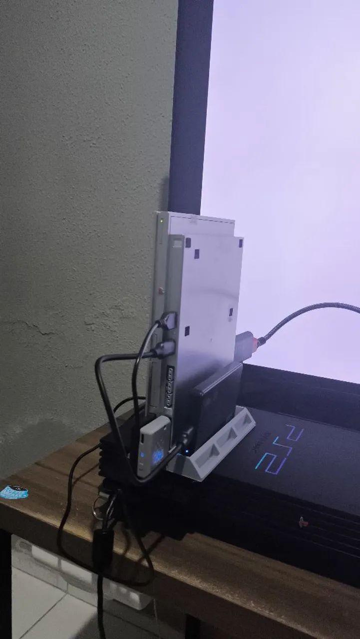PEÇA VÍDEO NA CONVERSA PS2 PRATA RARO, 100% FUNCIONAL E TUDO ORIGINAL  - Foto 2