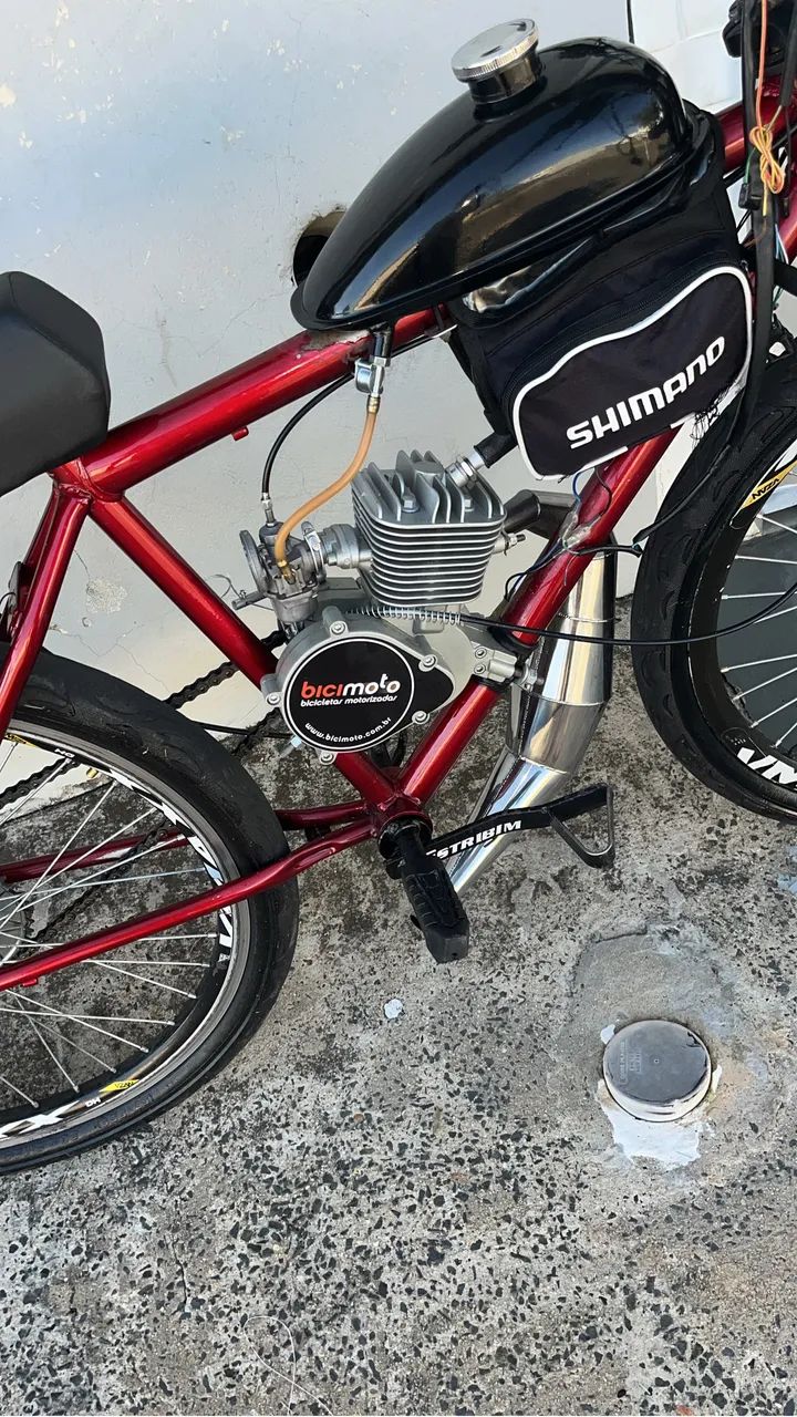 Bicicleta motorizada 80cc - Foto 5