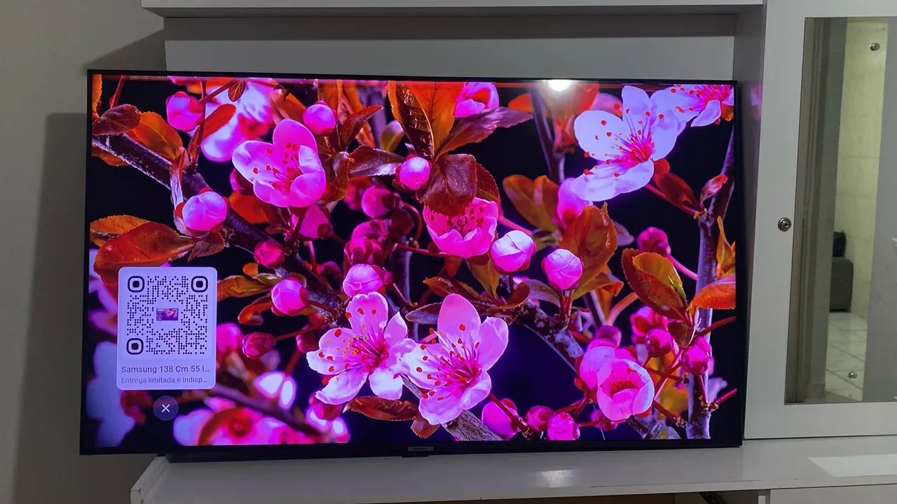 Tv Smart 50 polegadas 4k Samsung tizen detalhe imperceptível  - Foto 3