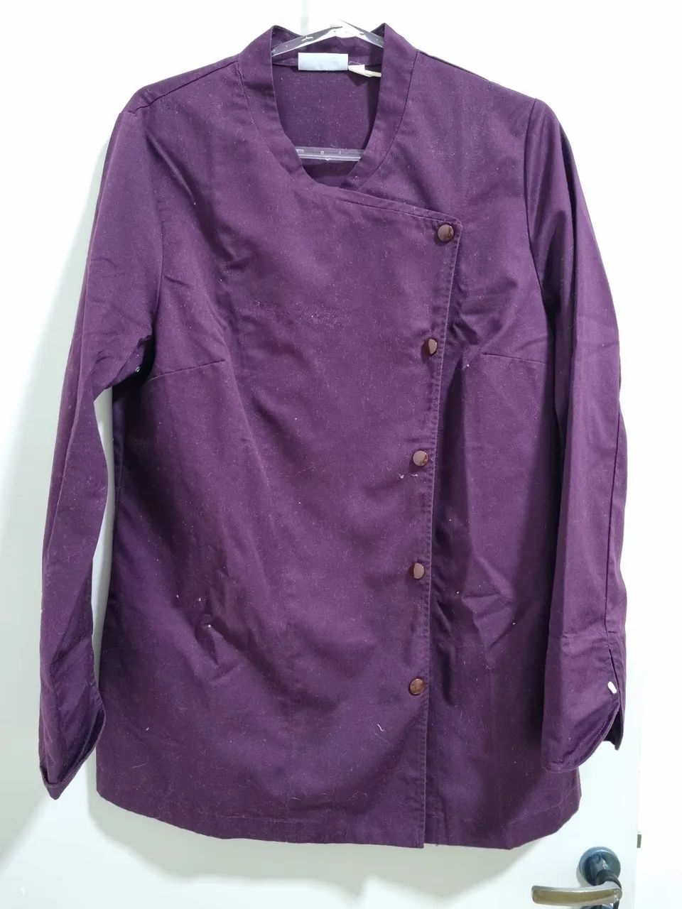 Dolmã/Jaqueta/Roupa para Cozinheiro Roxa