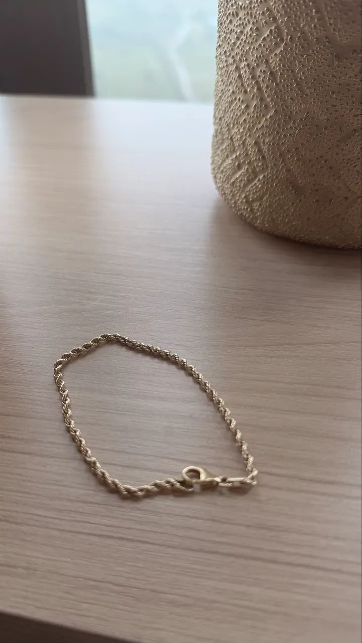 Joia - pulseira de ouro 18k - Foto 4
