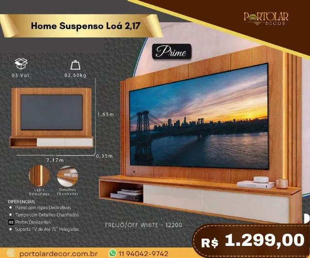 Home Suspenso Loa 2,17 a pronta entrega 