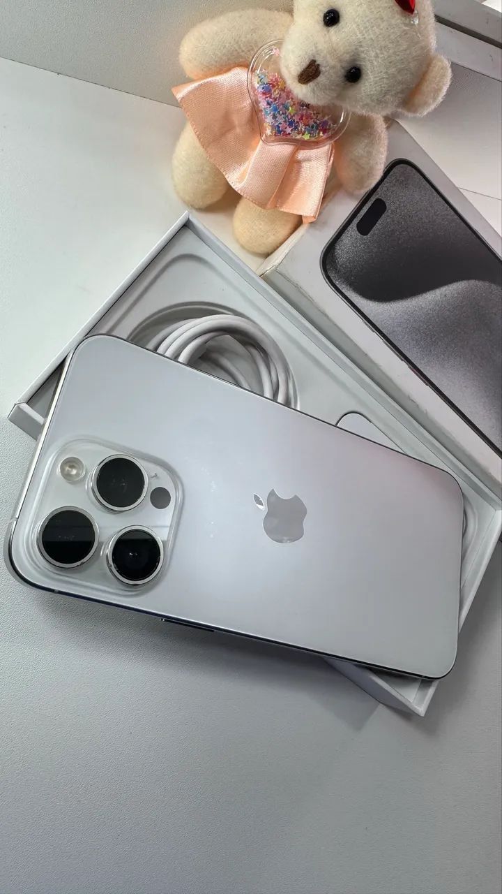 iPhone 15 pro max 256gb branco  - Foto 5