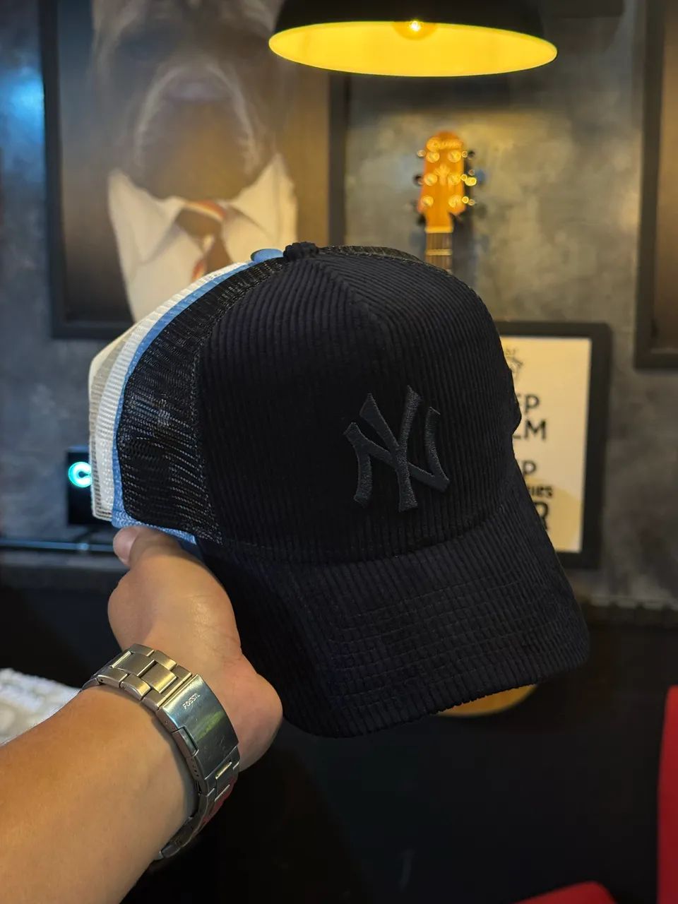 Boné New Era Original AF940 NY Yankees Edição Limitada camurça 