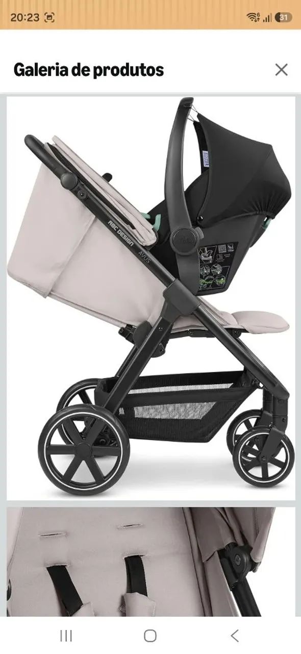 Carrinho de bebê alemão marca ABC DESIGN - Foto 5
