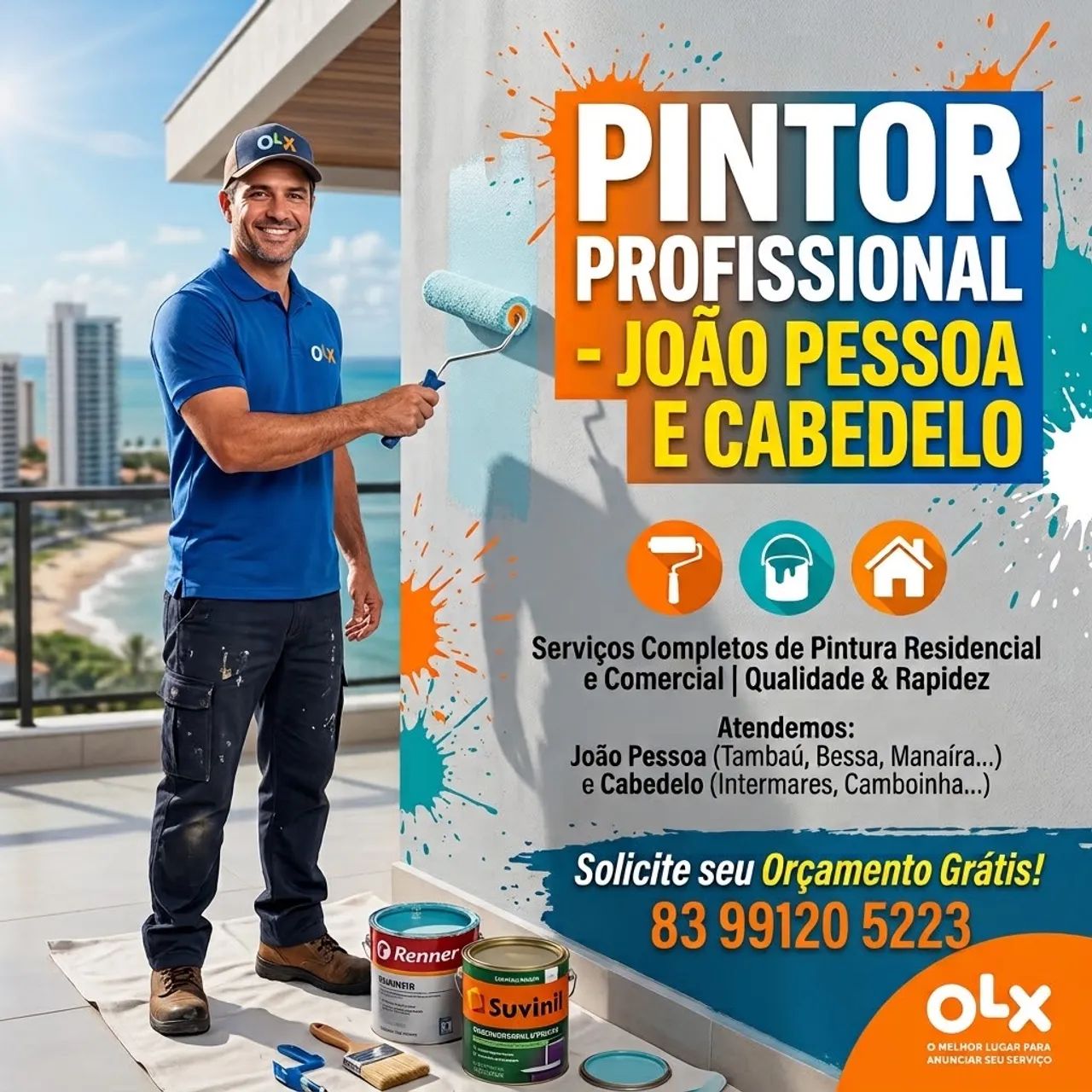 Pintor profissional |joao pessoa |cabedelo 
