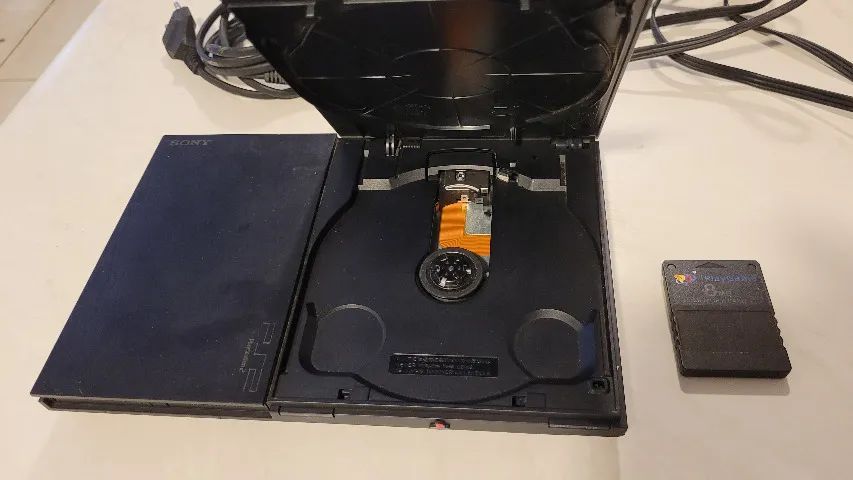 Ps2 SLIM desbloqueado SCPH-90006 sem leitor - Foto 3