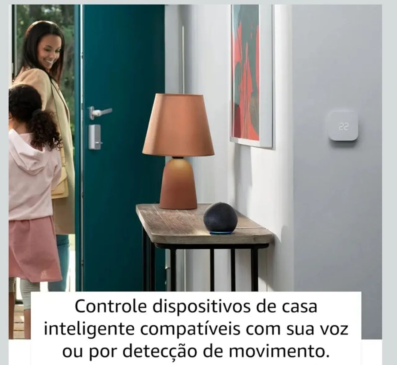 Alexa Echo dot Geração mais recente Wi-Fi Preta - Foto 5