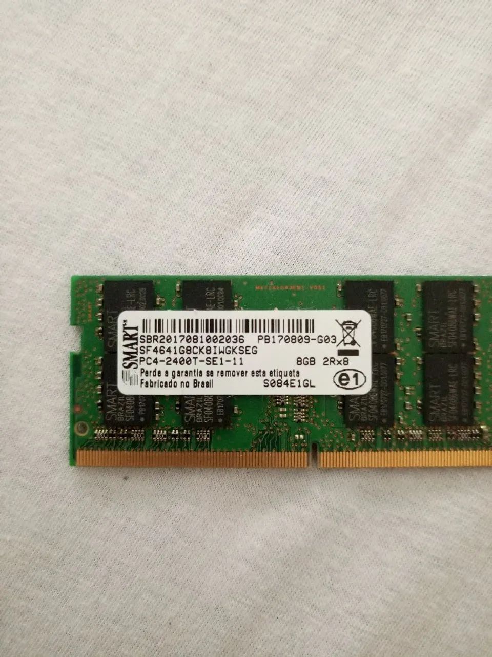 Memória DDR 4 notebook 8gb 
