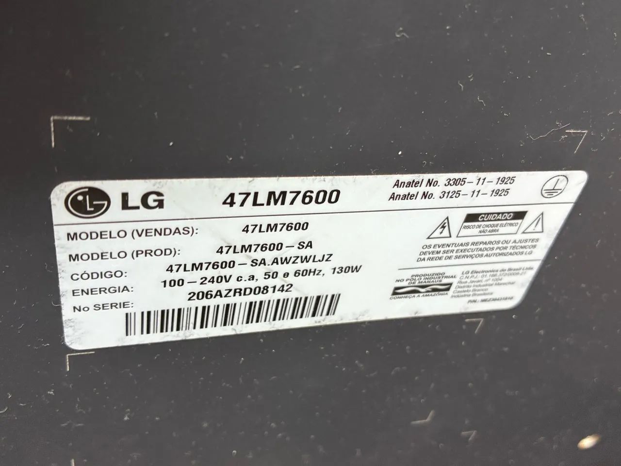 Aparelho de TV LG 47LM7600 ? Smart TV LED de 47 polegadas, Full HD e 3D - Foto 2