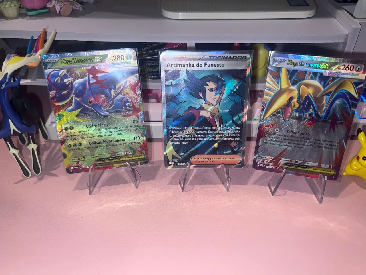 Lote 6 cartas Pokémon  - Foto 2