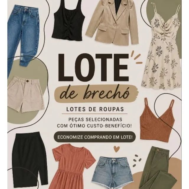 Combo roupas femininas M 50,00