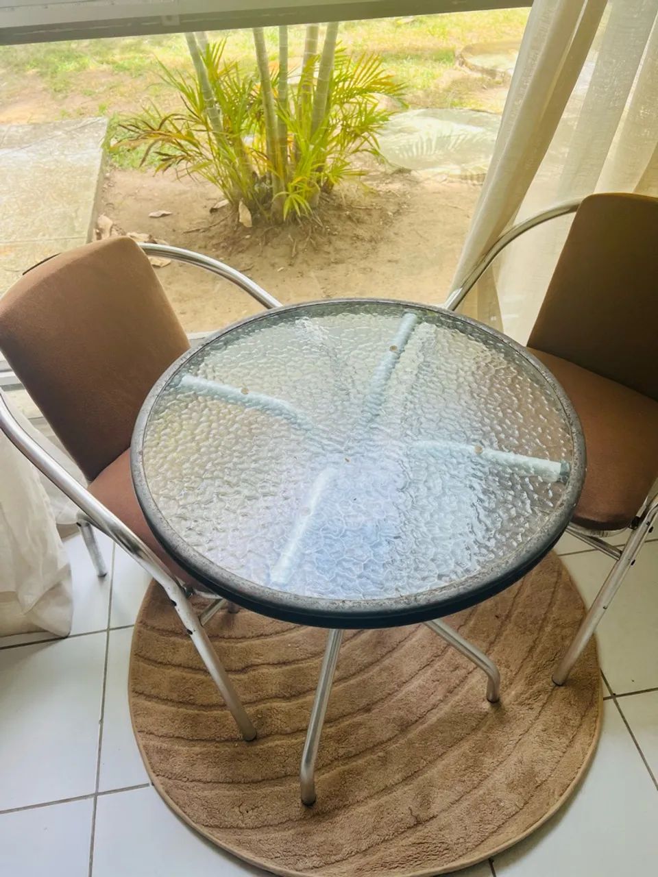 Conjuntos de mesa e cadeira para varanda  - Foto 2