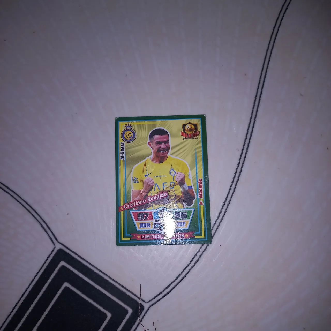 Carta do cristiano ronaldo LIMITED EDITION SUPER CRAQUES!! - Foto 2