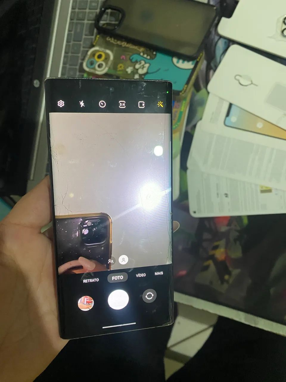 Note 10 256gb vendo ou troco - Foto 3