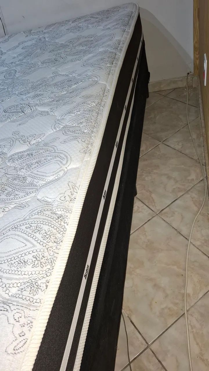 Cama king 203m x 193m - Foto 4