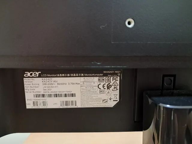 Monitor Gamer Acer AK242y, 23,8 polegadas - Foto 2