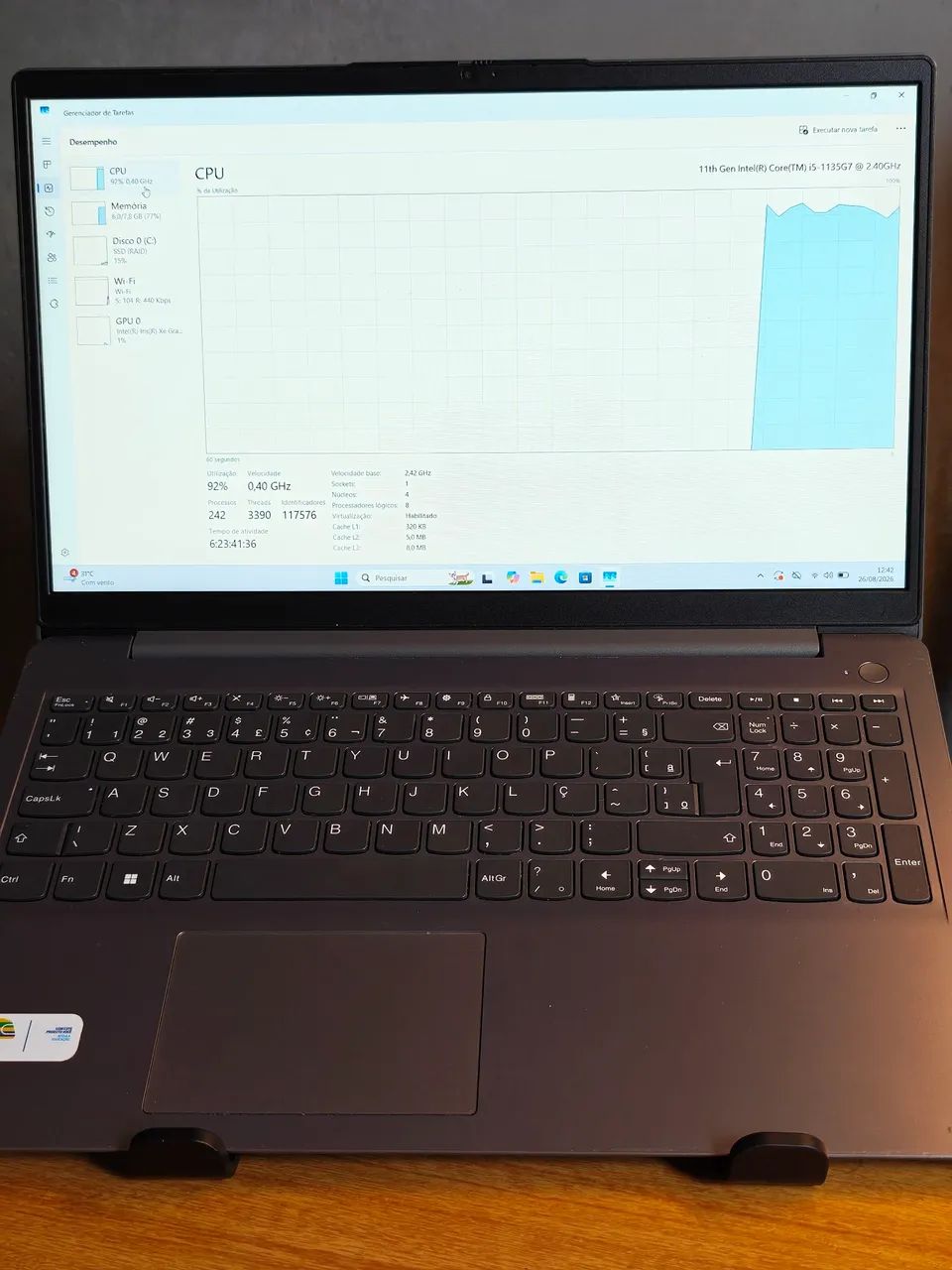 Notebook Lenovo i5 11 GEN | SSD NVME | 8GB RAM | INTEL IRIS XE - Foto 4