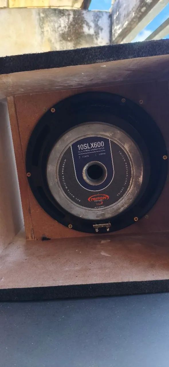 Medio de 10p Triton 600 watts com caixote - Foto 2